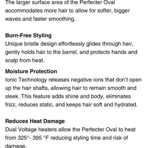 Calista Perfecter Oval 1.25” Volumizing Brush Light Pink - Picture 5 of 5